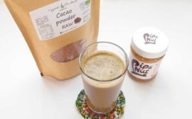 Cacao Banana Almond Breakfast Smoothie