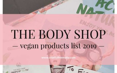 The Body Shop Vegan List 2019