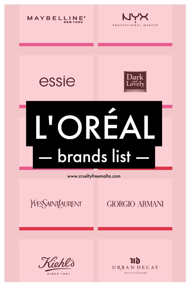 L’Oréal brands list
