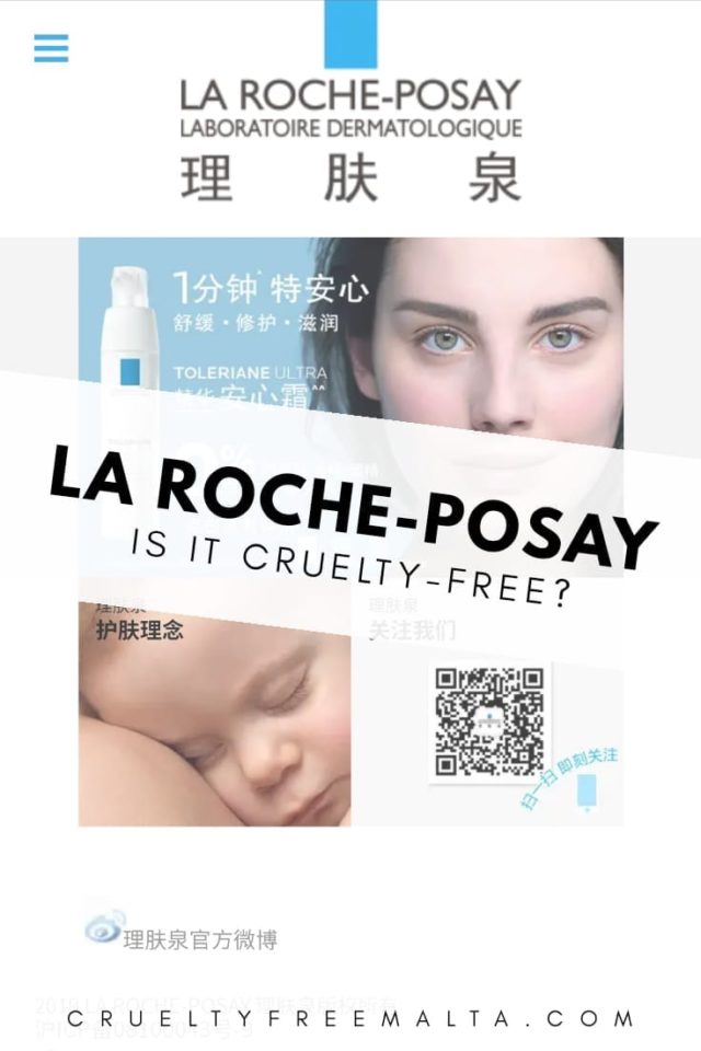 Is La RochePosay crueltyfree in 2021?