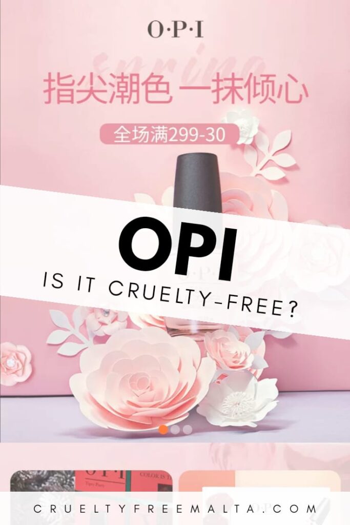 Is OPI cruelty-free?