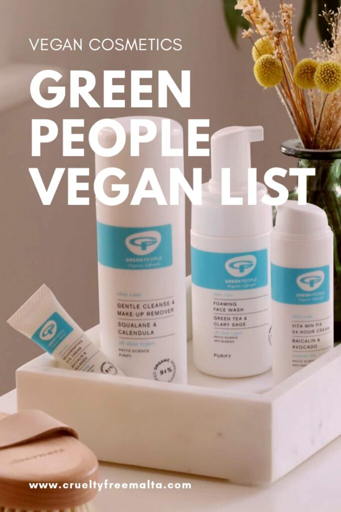 Green People Vegan List