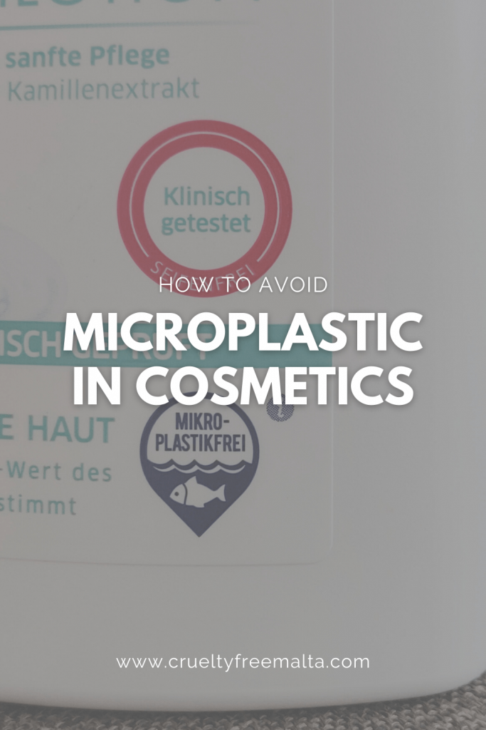 How to avoid microplastic in cosmetics