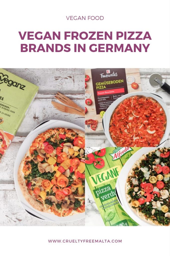 Vegan frozen pizza in Germany