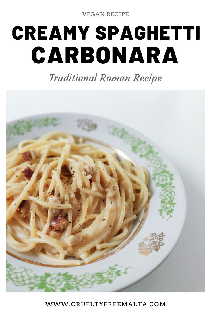 Creamy Vegan Spaghetti Carbonara Recipe