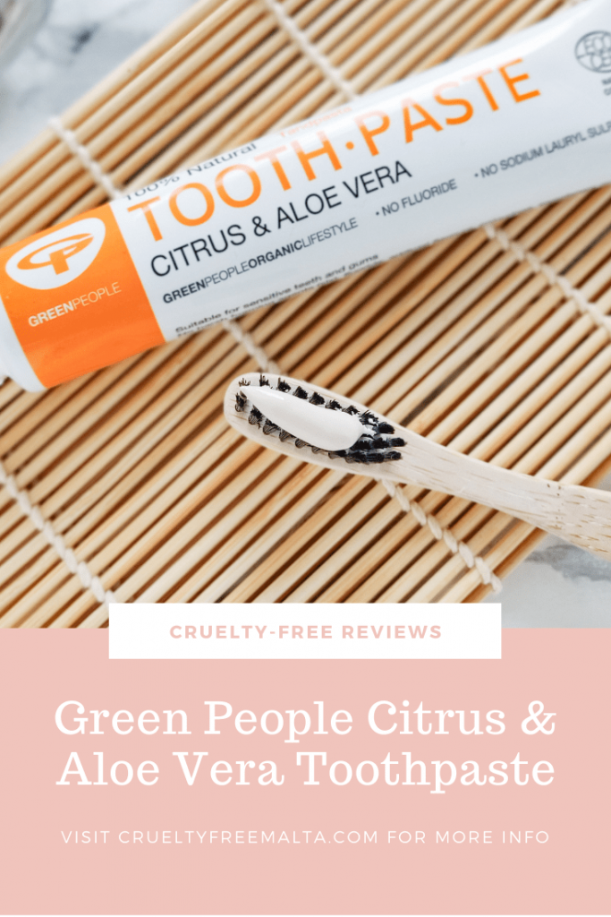 Green People Citrus & Aloe Vera Toothpaste Review