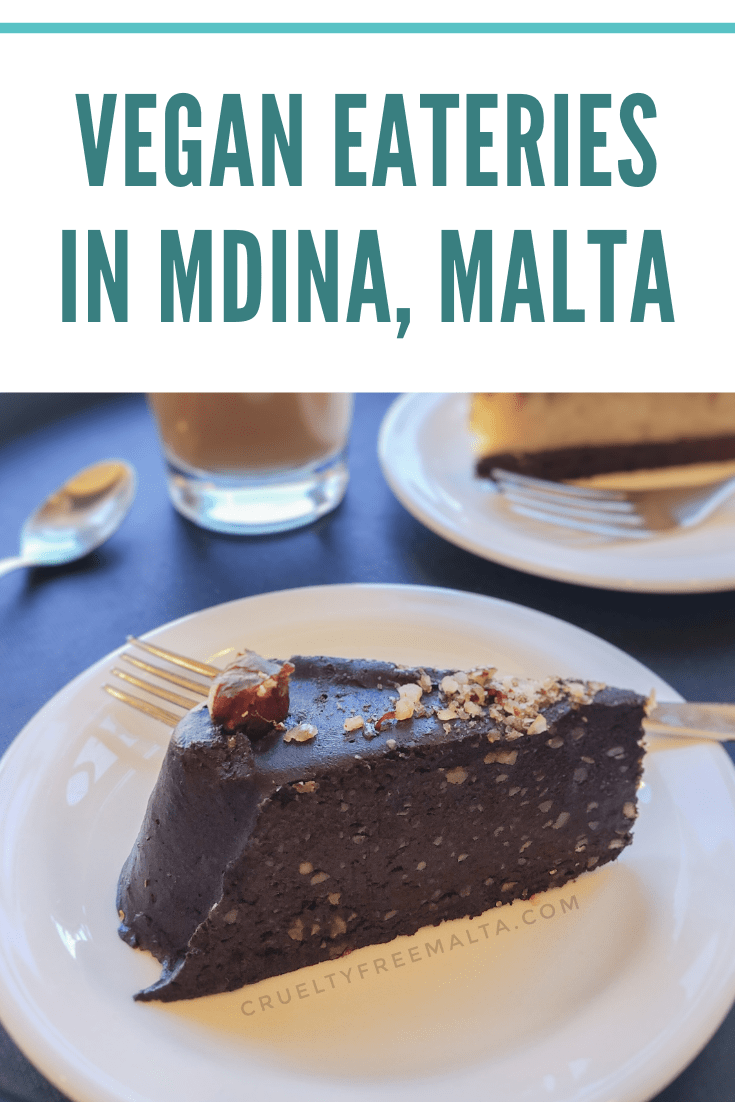 Vegan eateries in Mdina, Malta