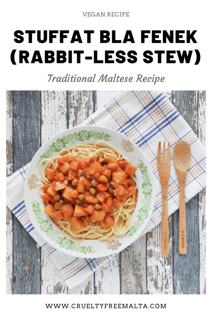 Stuffat Bla Fenek - Maltese Rabbit-less Stew